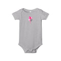 Infant Bodysuit with Pink & Gray Balloon Graphic – Newborn Baby One-Piece