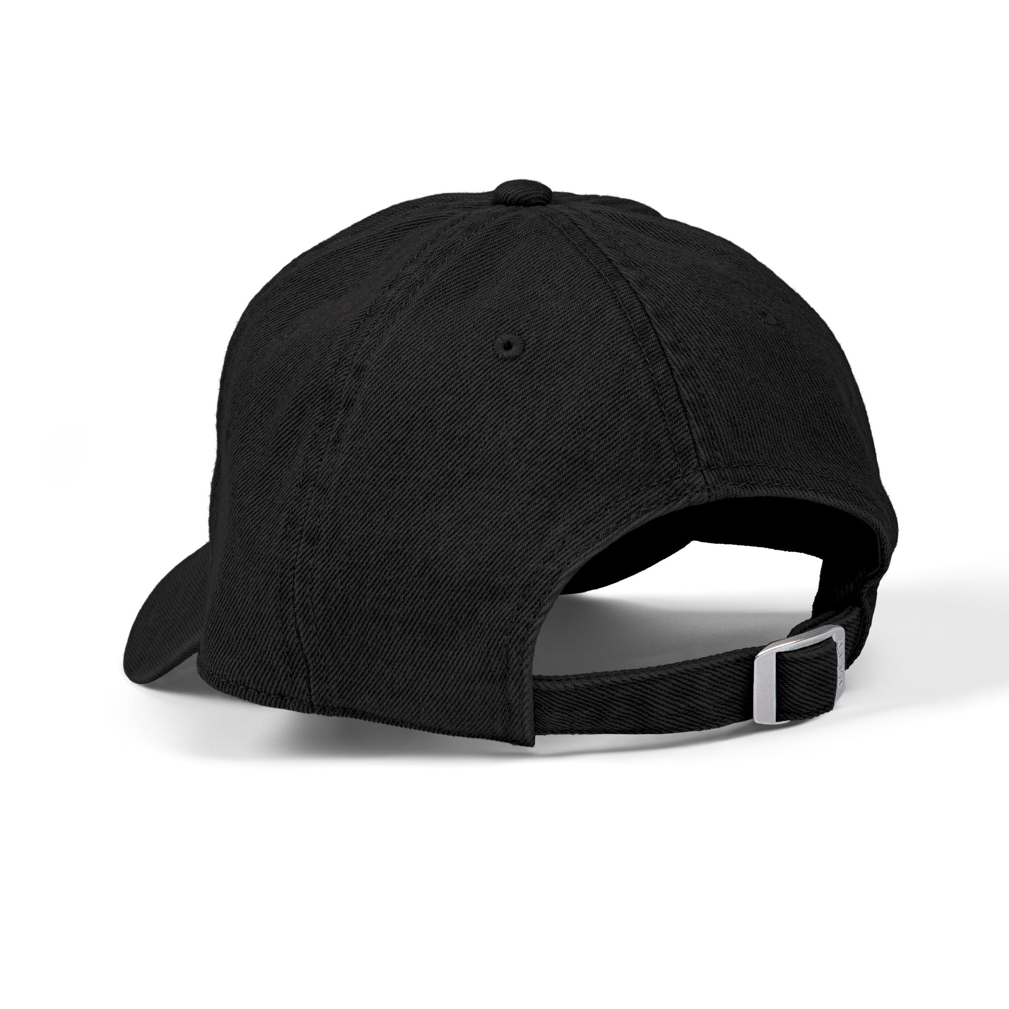 Embroidered 'No Pain No Gain' Denim Hat — Floral Fitness Dad Cap