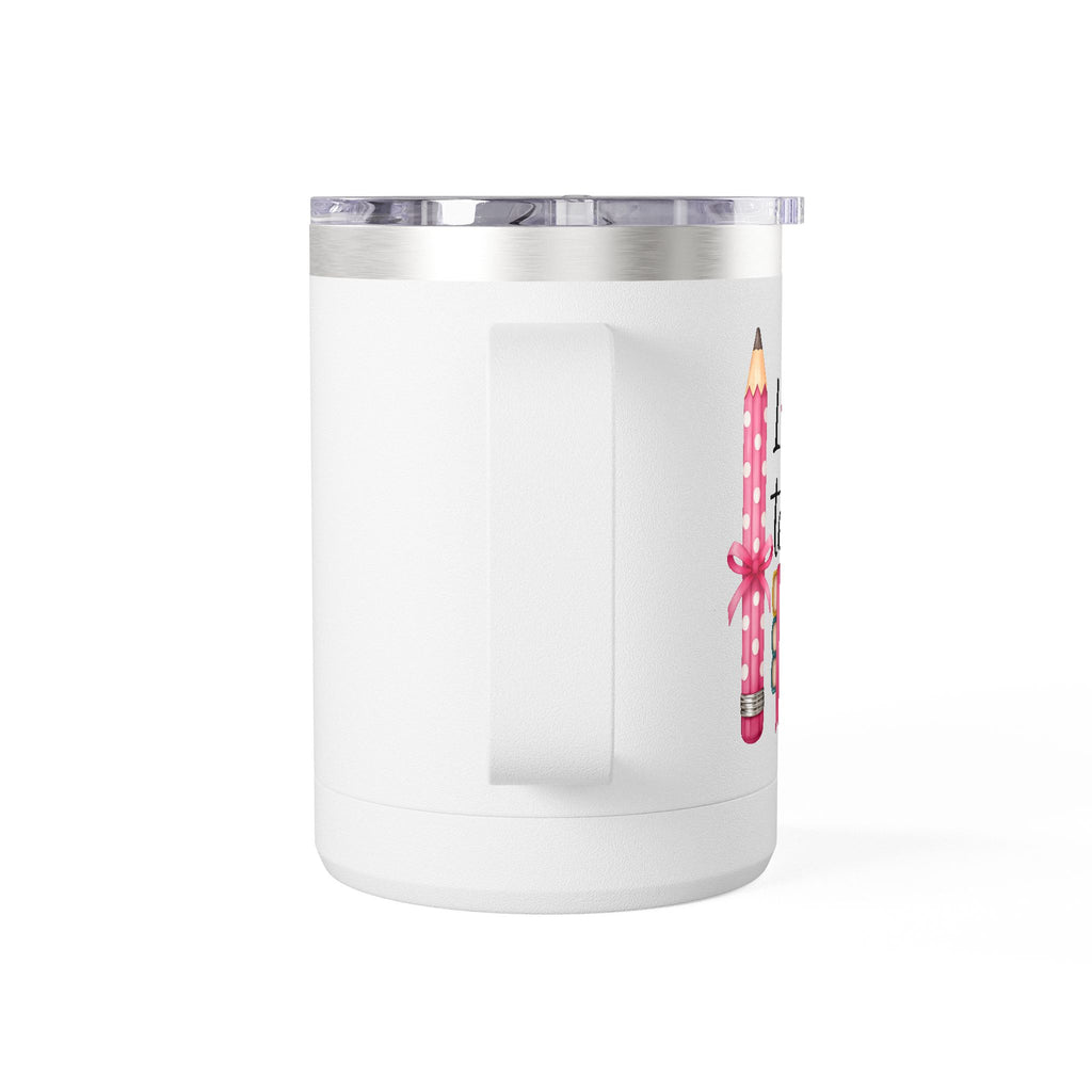 Stack of Books Coffee Tumbler – 'One More Chapter' 15oz Insulated Mug