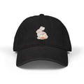 Embroidered Bunny, Denim cap