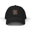 Embroidered 'No Pain No Gain' Denim Hat — Floral Fitness Dad Cap