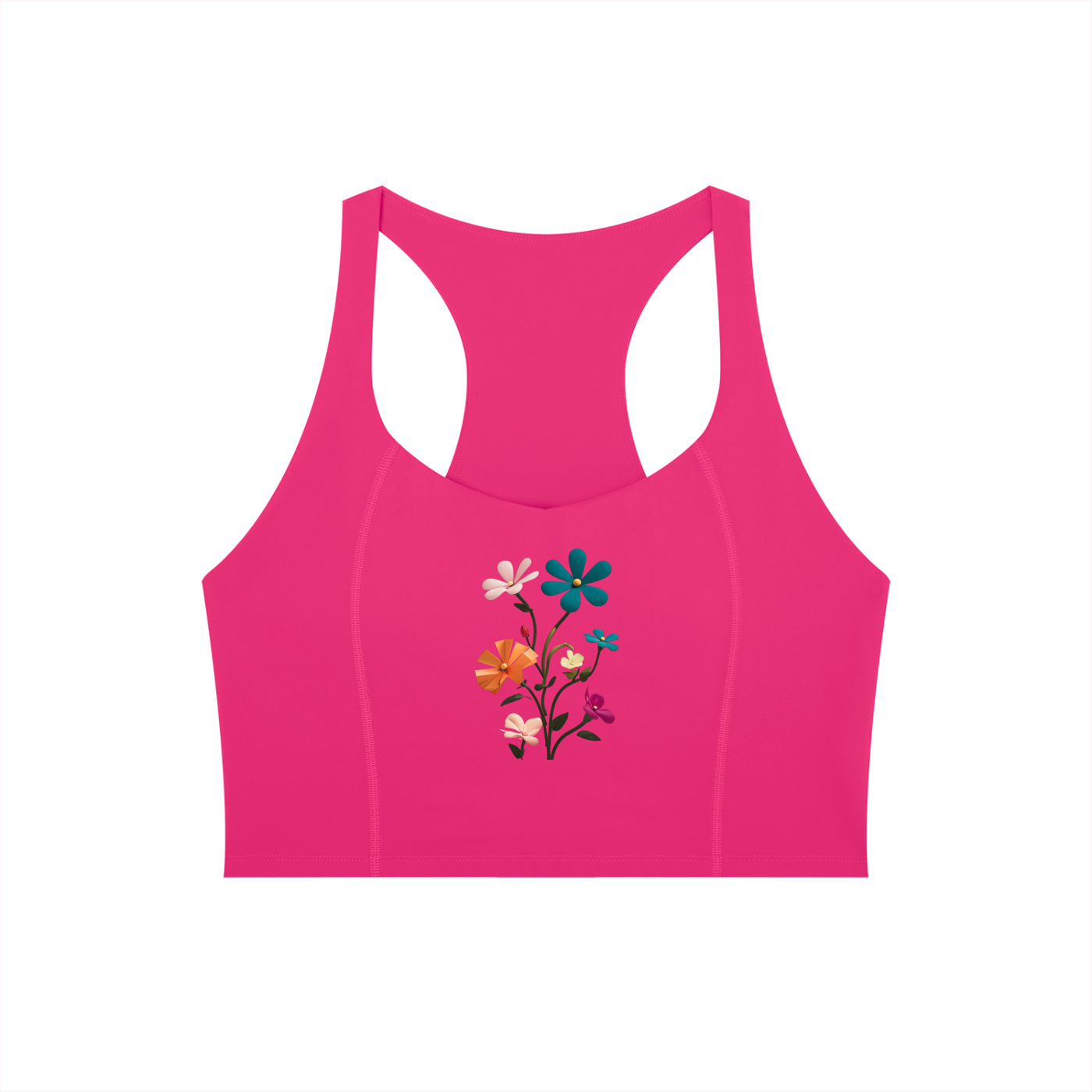 Yoga Tank Top - with flowers