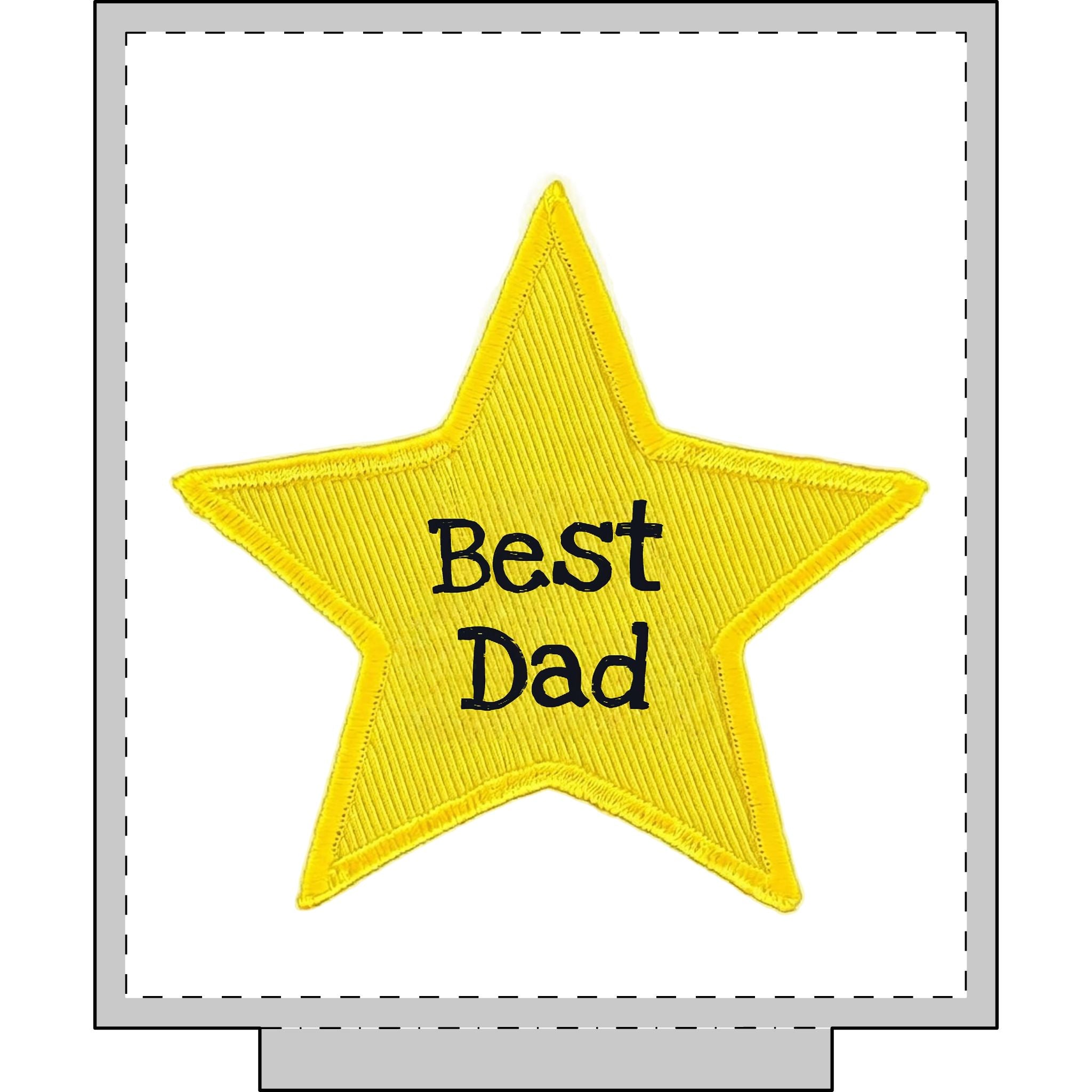 Custom Engraved Star Night Light – "Best Dad Forever" Personalized LED Lamp