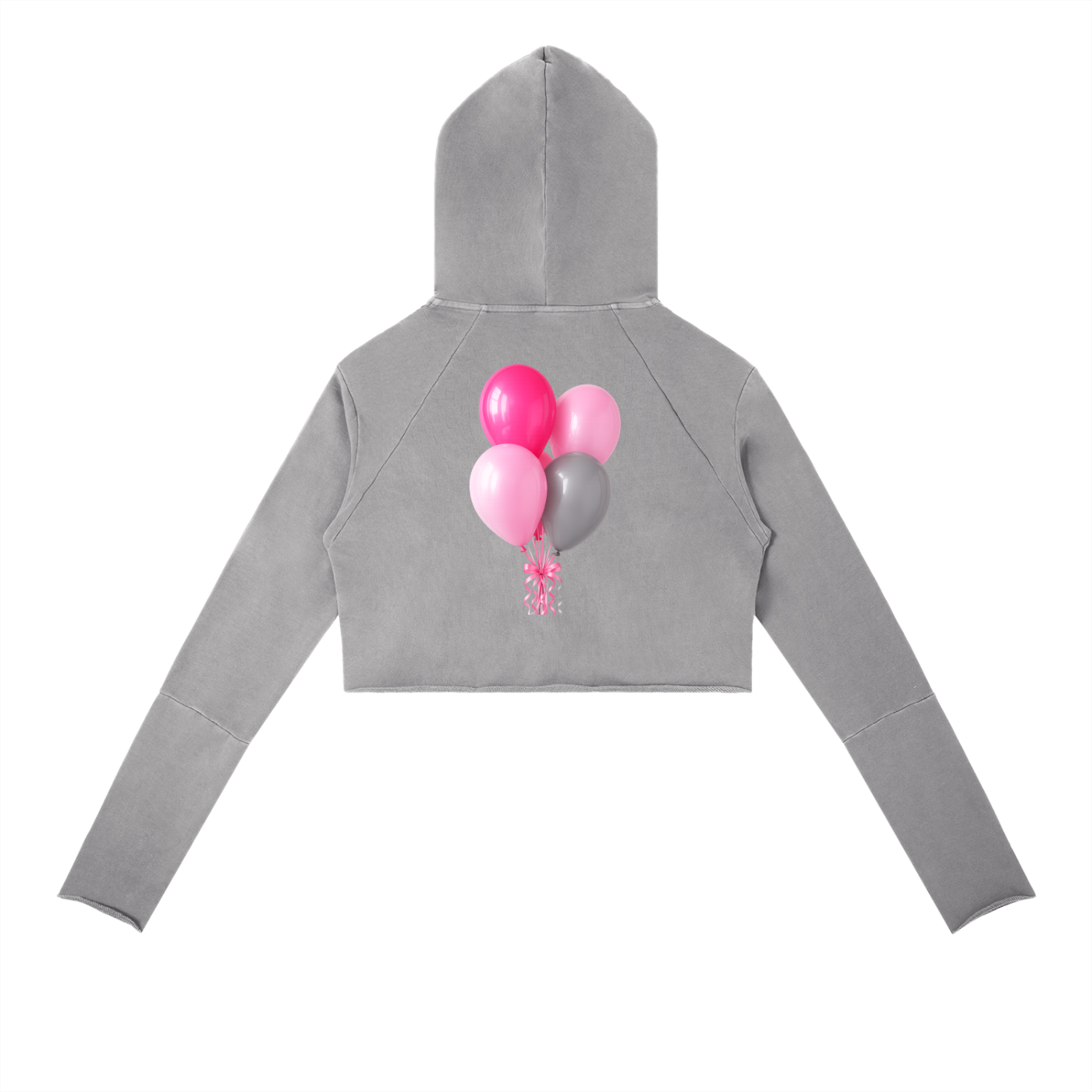 Balloons - Vintage Washed Raw Edge Hoodie