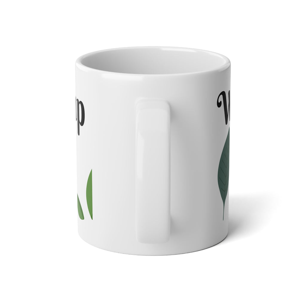 Jumbo Mug — Where's My Cup... Floral 20oz Ceramic Coffee Mug