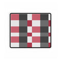 Pink, White, & Gray Buffalo Plaid Desk Mat — Large Check Mouse Pad