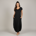 Batwing Pocket Maxi Dress