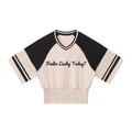 Feelin Lucky Today? , Let's Make Points -  Game day Here I come - Make conversation with this shirt -Women's Color Block Ruched T-Shirt